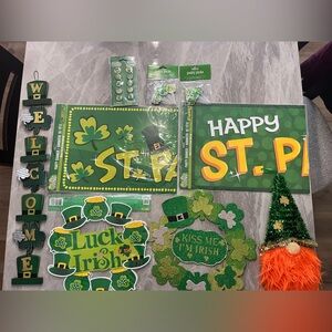 Happy St. Patrick’s Day Decoration Bundle 9 items